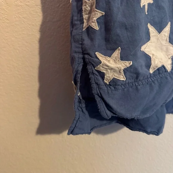 Magnolia Pearl European Cotton Intercosmic Applique Francis Top Free Size NWT - Picture 5 of 11